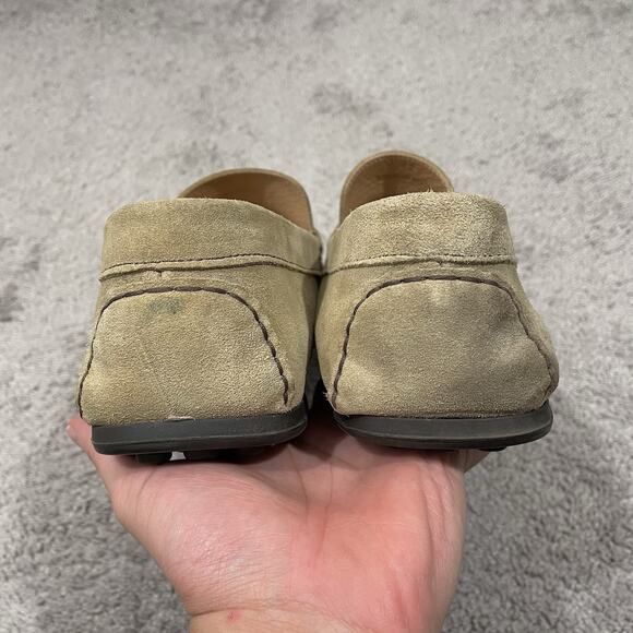 M. Gemi Pastoso Moccasin Italian Driver Mens Sz 13 (EU 47) Taupe Beige Suede main image 7
